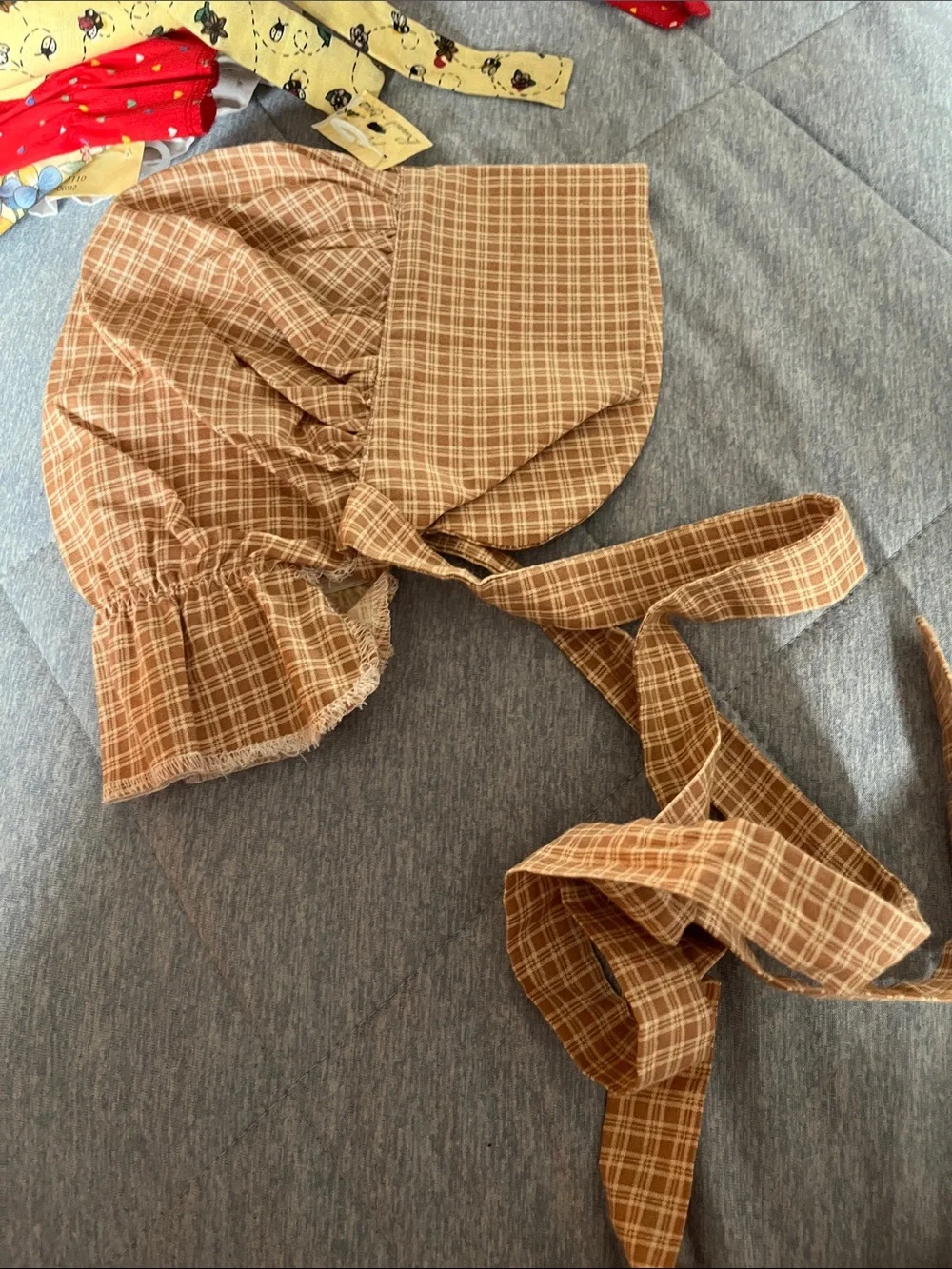 Hand Sewn Bonnets comfortable ties